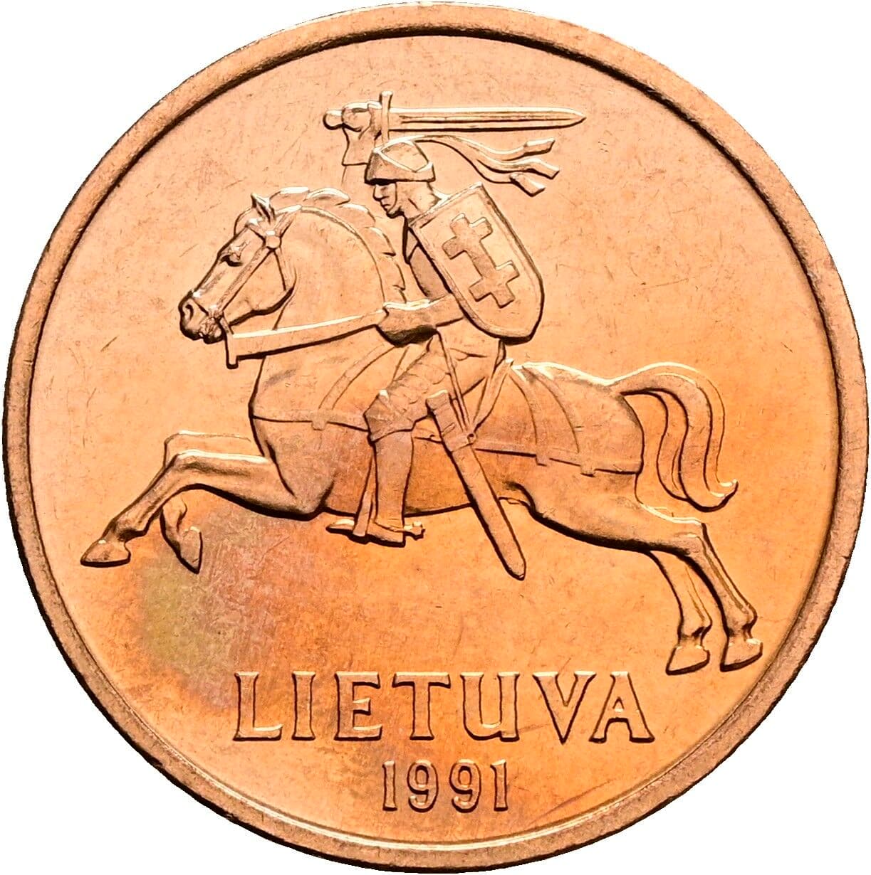 50 Centu 1991 – Rückseite