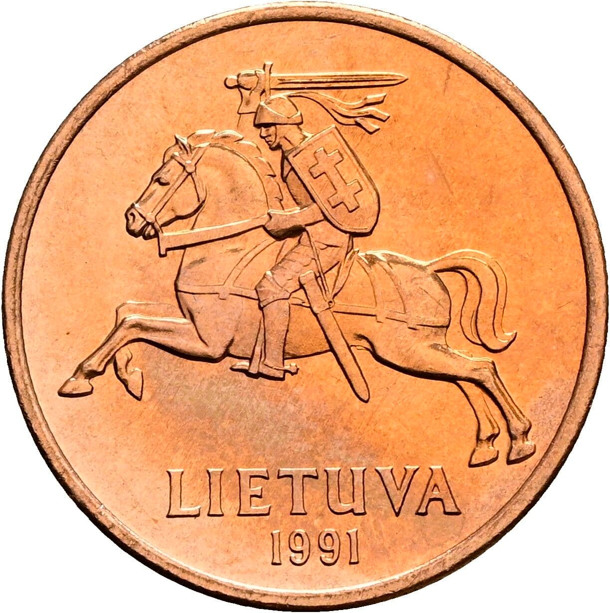 50 Centu 1991 – Rückseite