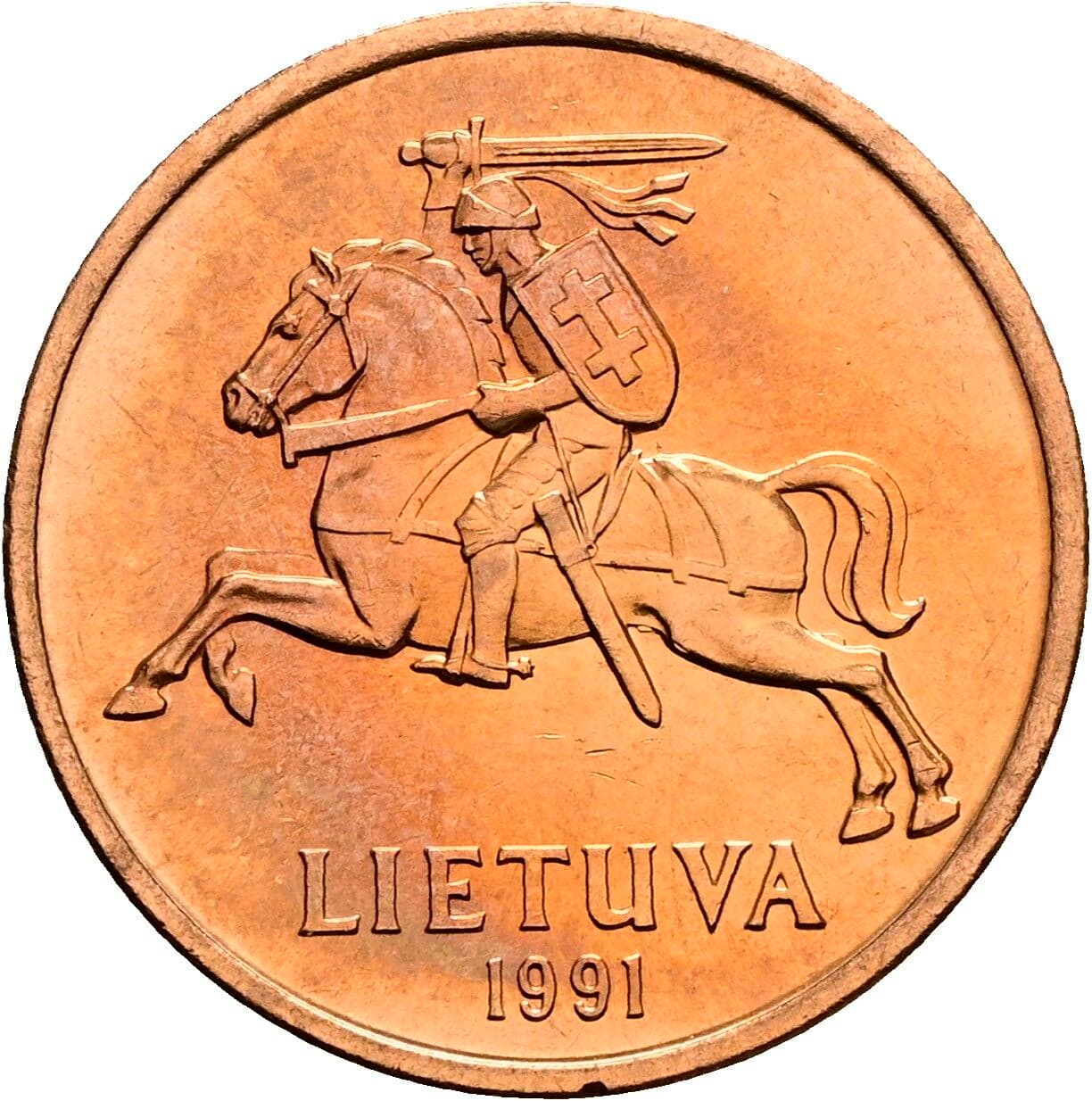 50 Centu 1991 – Rückseite