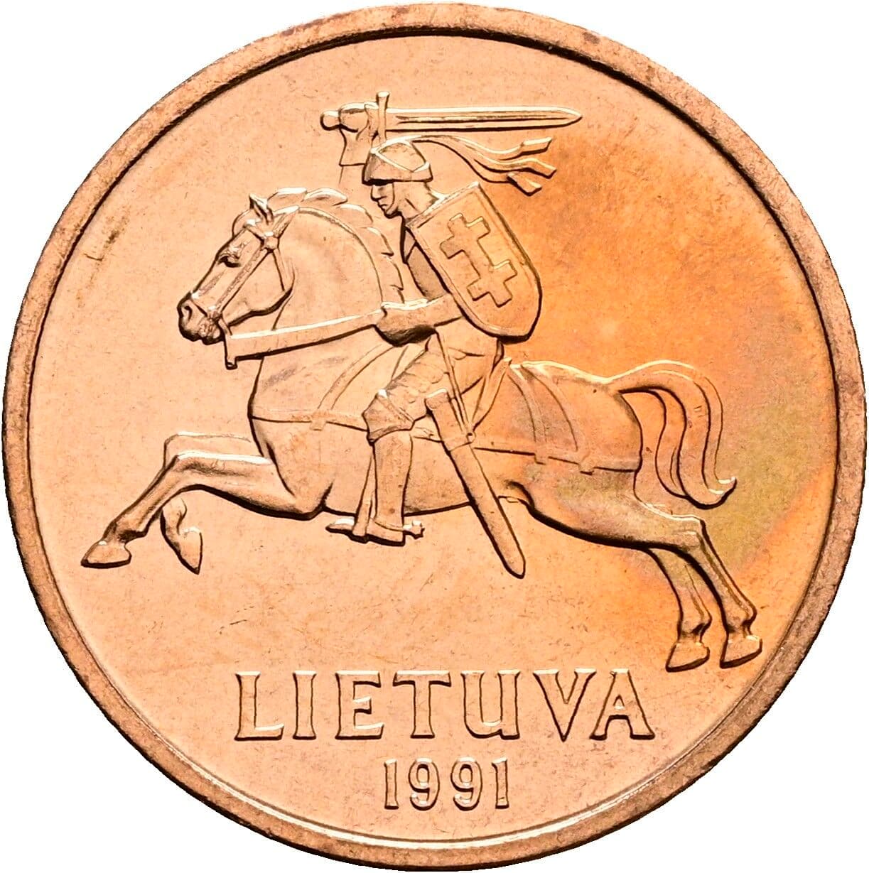 50 Centu 1991 – Rückseite