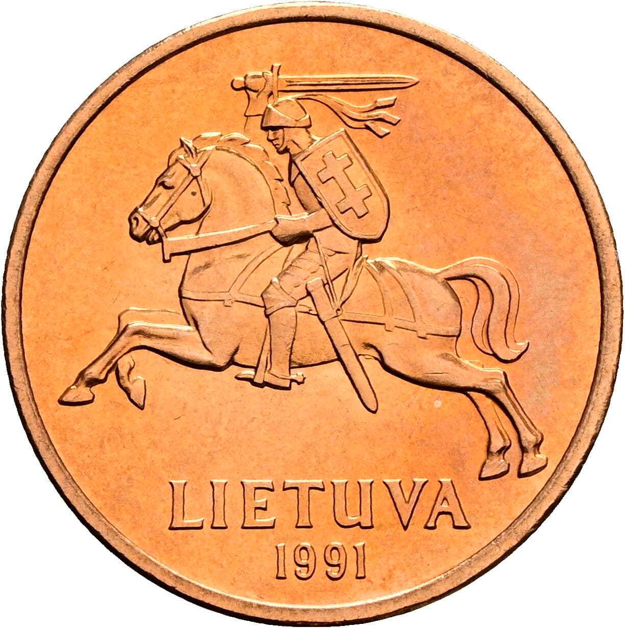 50 Centu 1991 – Rückseite