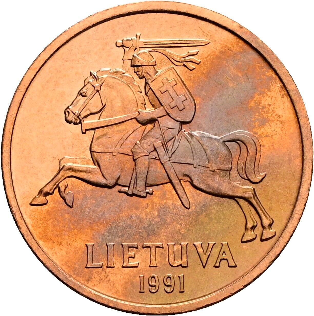 50 Centu 1991 – Rückseite