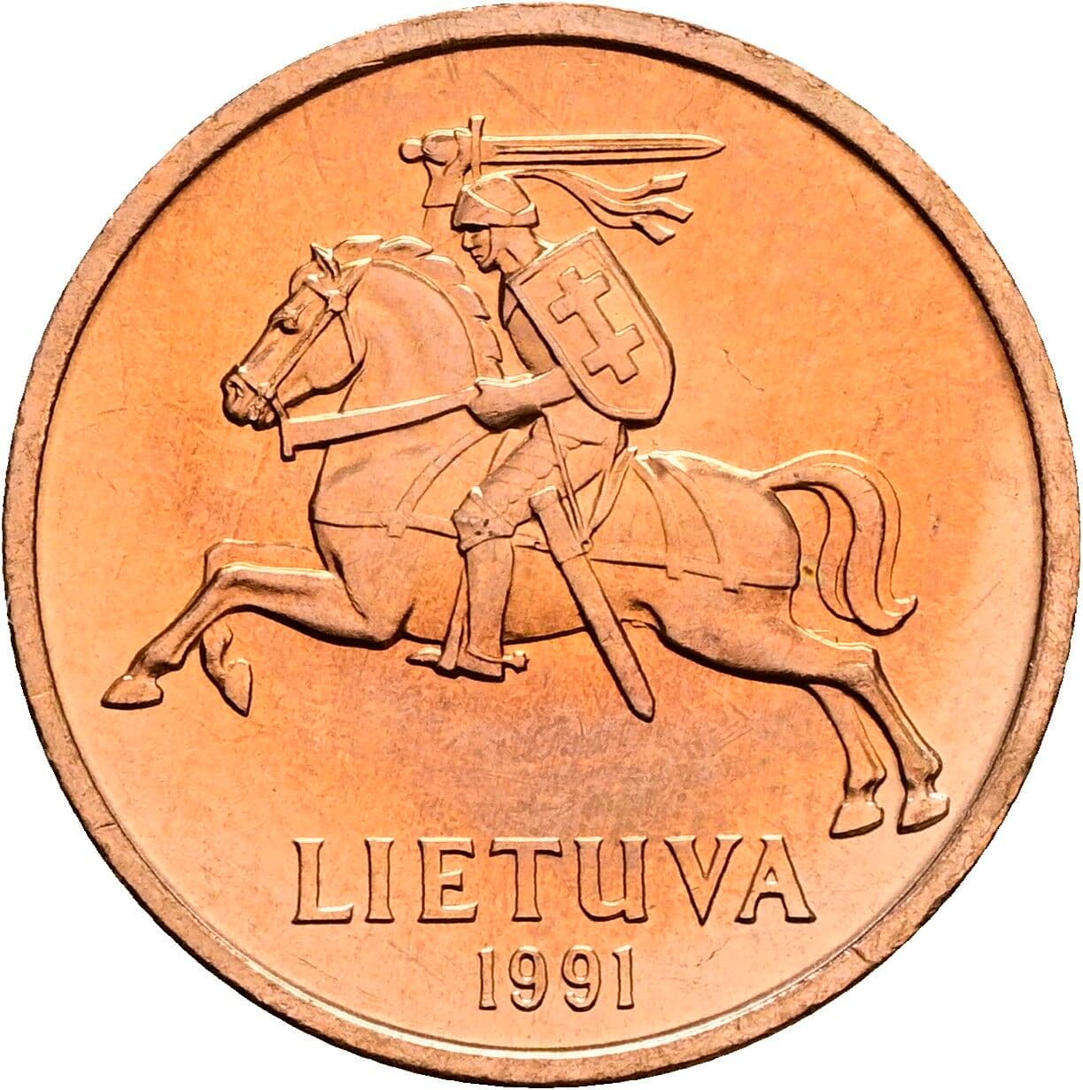 50 Centu 1991 – Rückseite