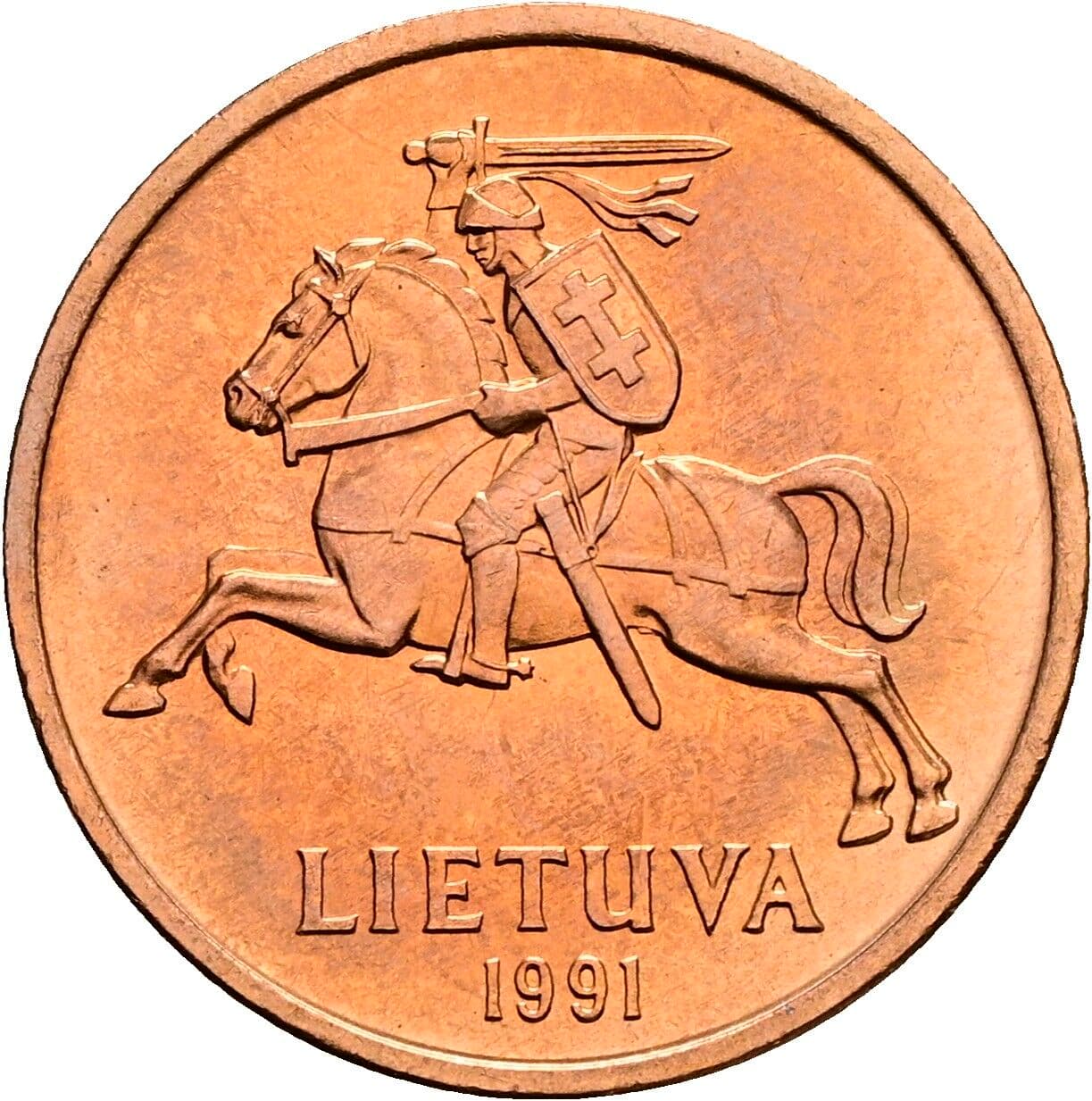 50 Centu 1991 – Rückseite