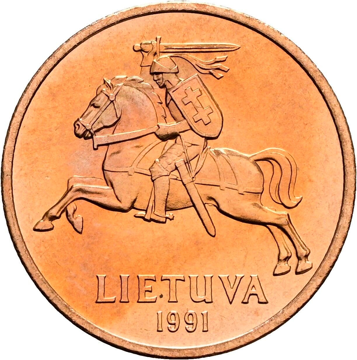 50 Centu 1991 – Rückseite