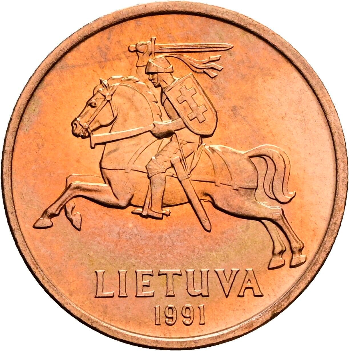 50 Centu 1991 – Rückseite