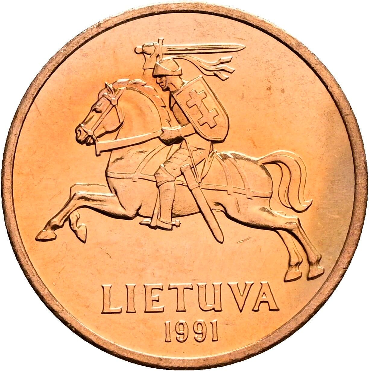 50 Centu 1991 – Rückseite