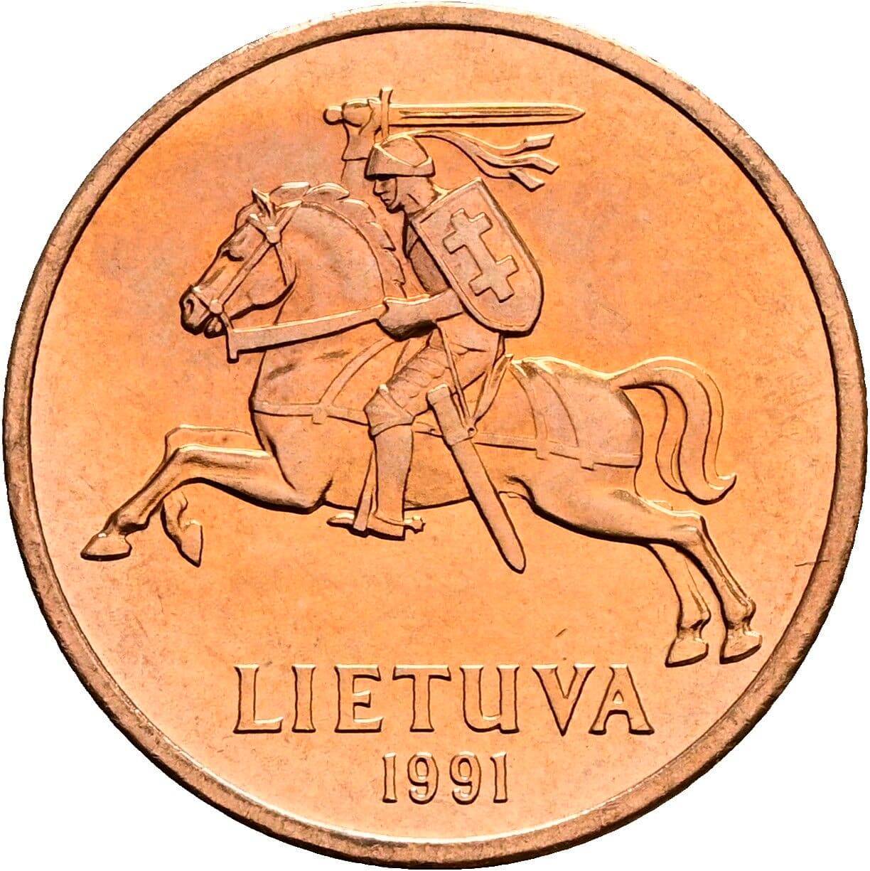 50 Centu 1991 – Rückseite
