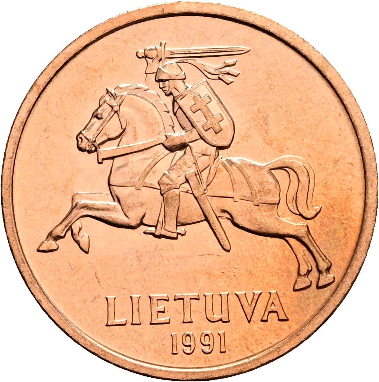 50 Centu 1991 – Rückseite