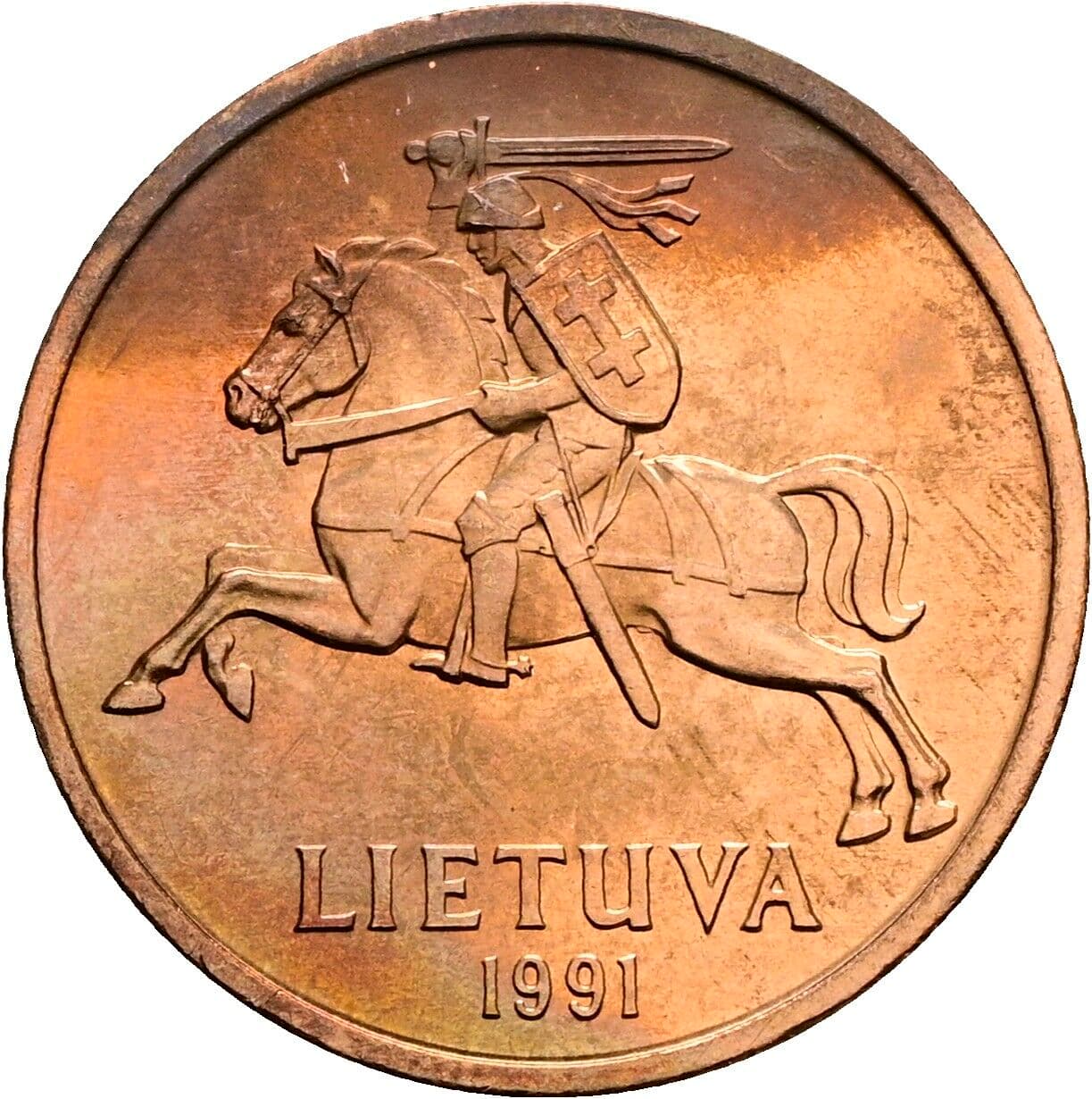 50 Centu 1991 – Rückseite
