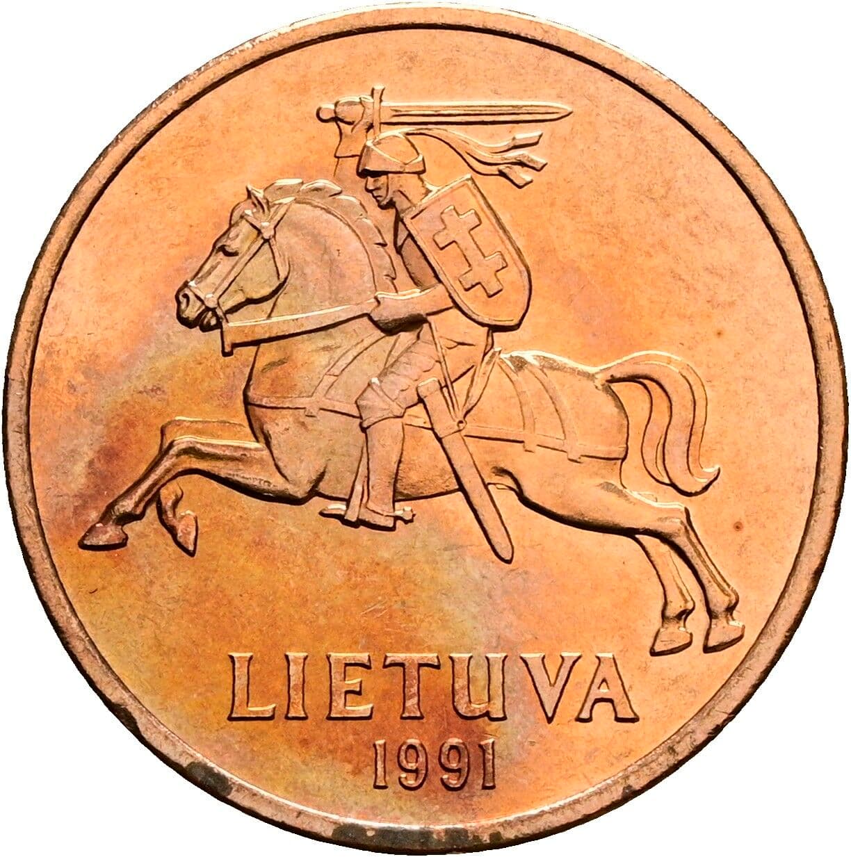 50 Centu 1991 – Rückseite