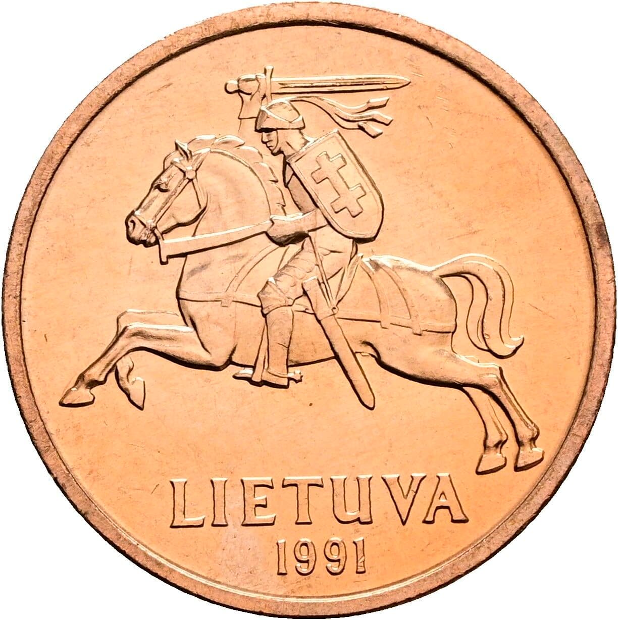 50 Centu 1991 – Rückseite