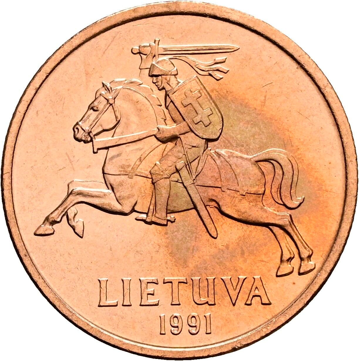 50 Centu 1991 – Rückseite