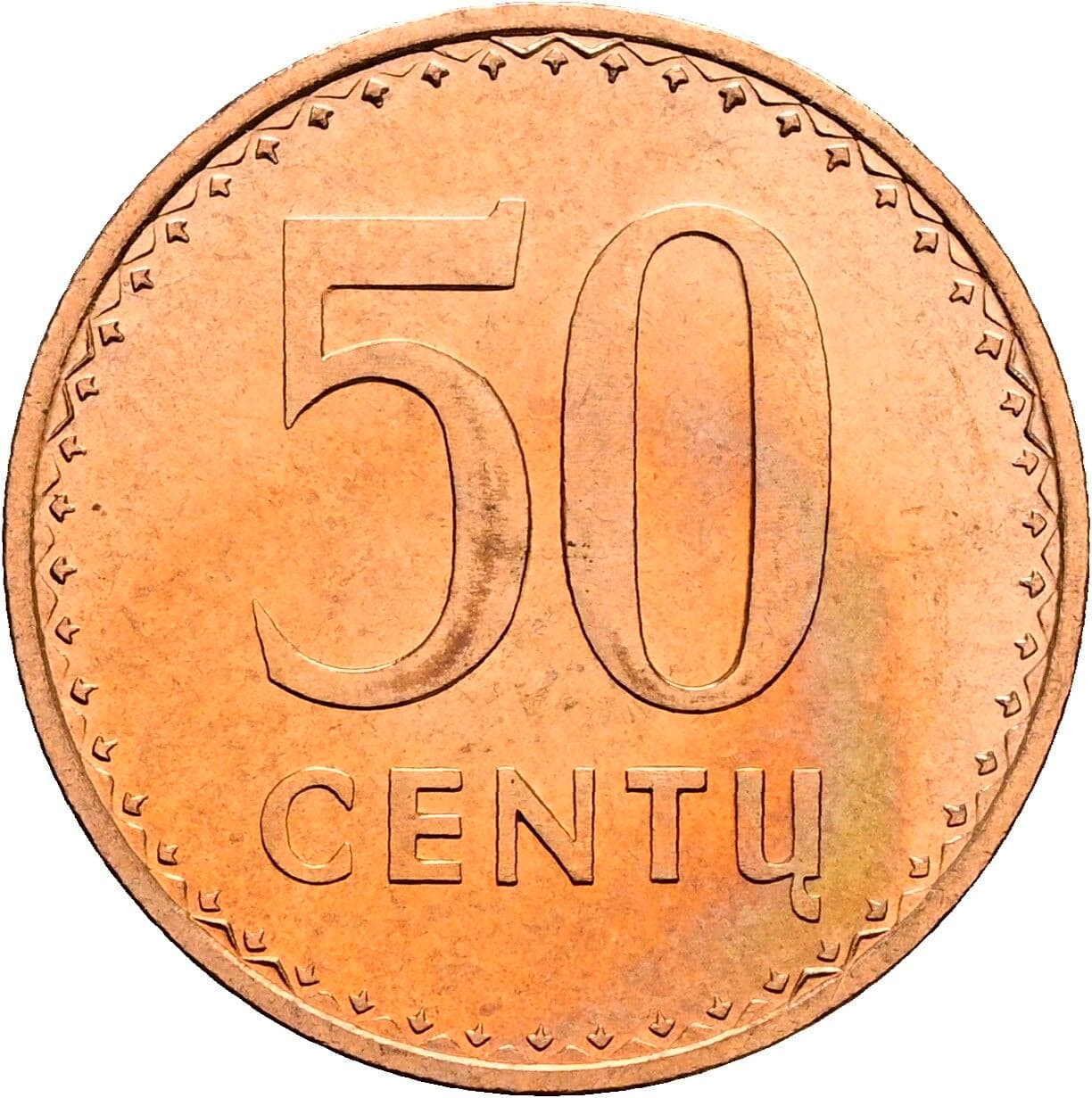 50 Centu 1991 – Vorderseite