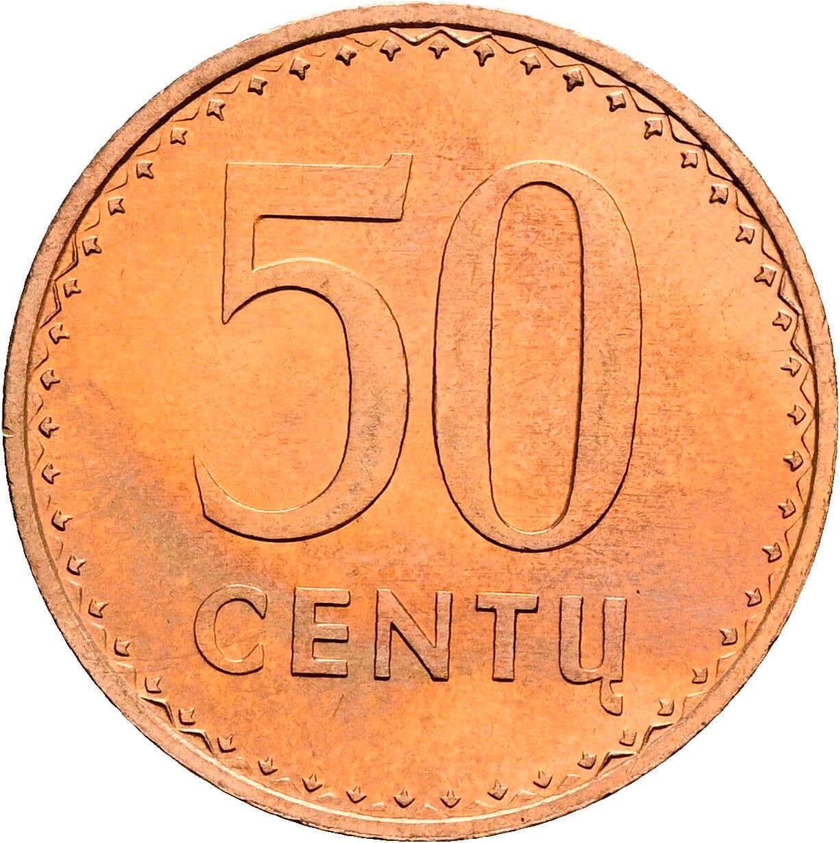 50 Centu 1991 – Vorderseite