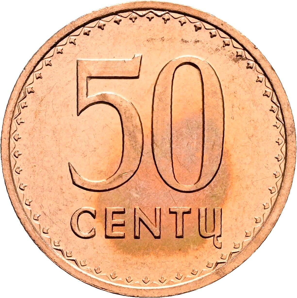 50 Centu 1991 – Vorderseite