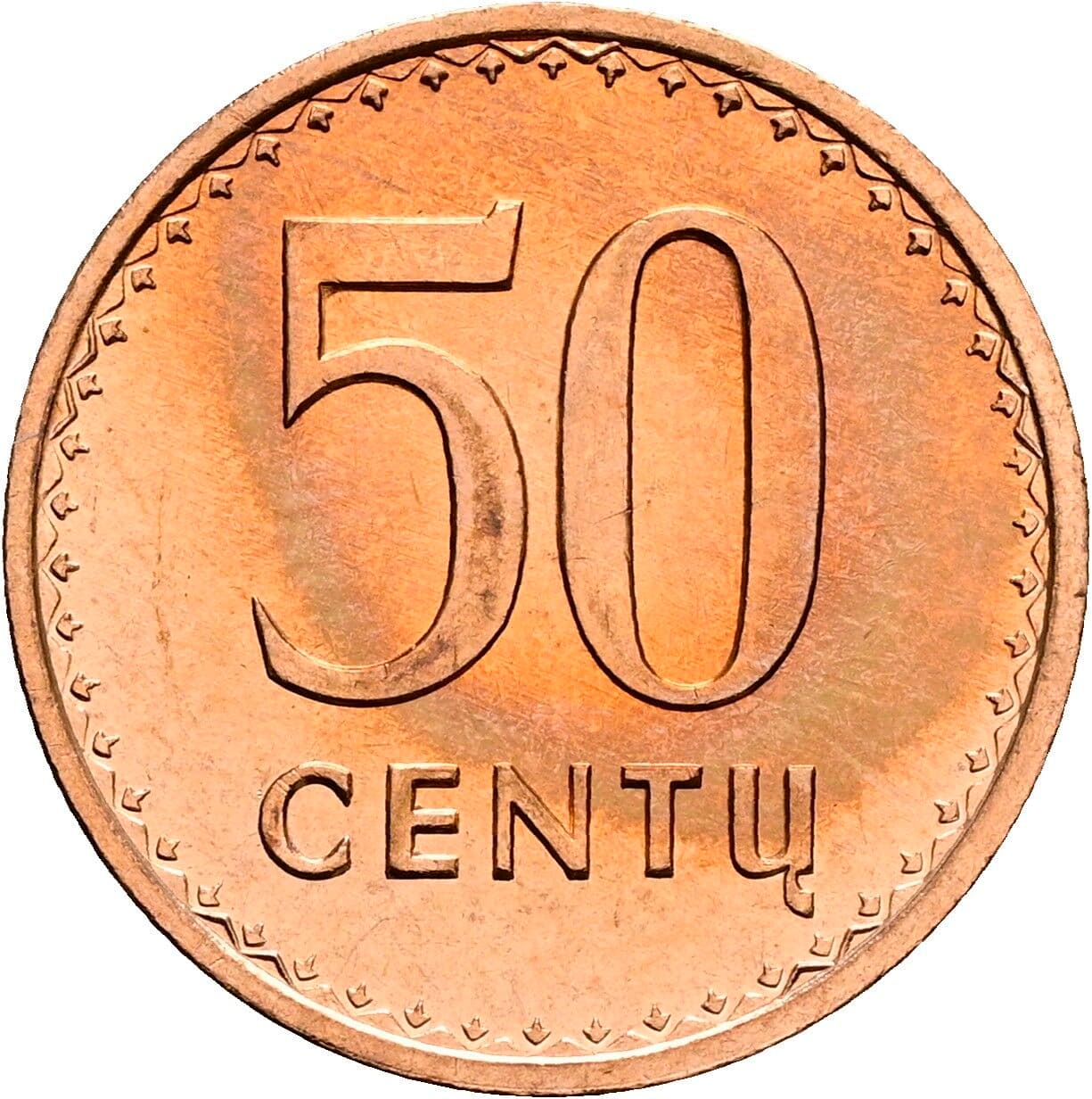 50 Centu 1991 – Vorderseite