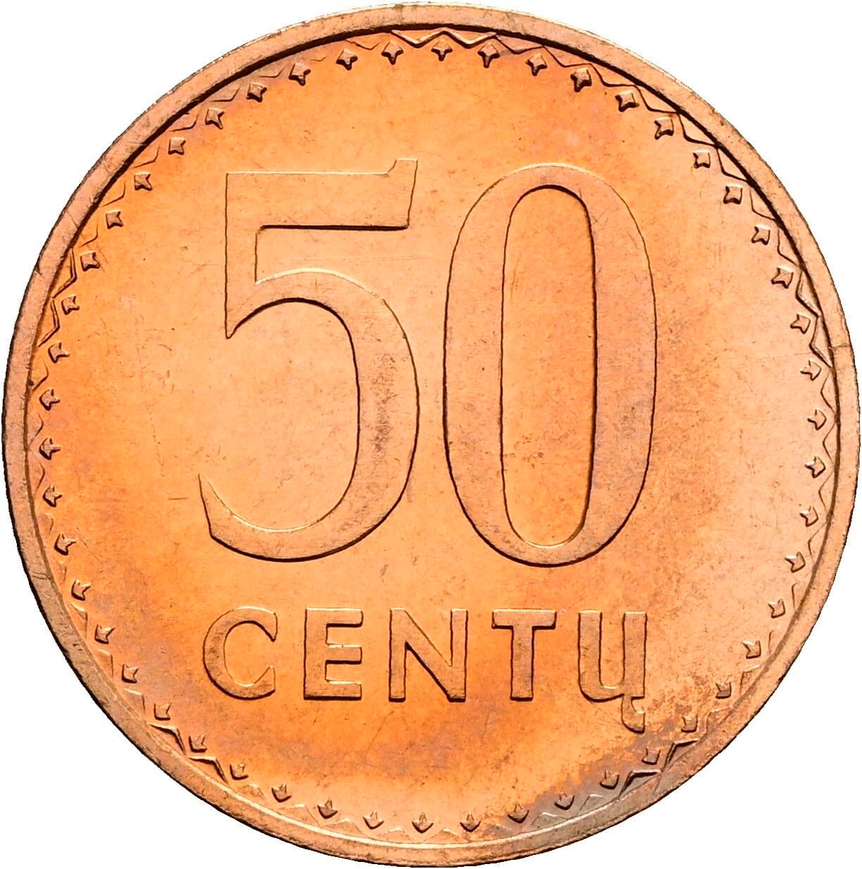 50 Centu 1991 – Vorderseite
