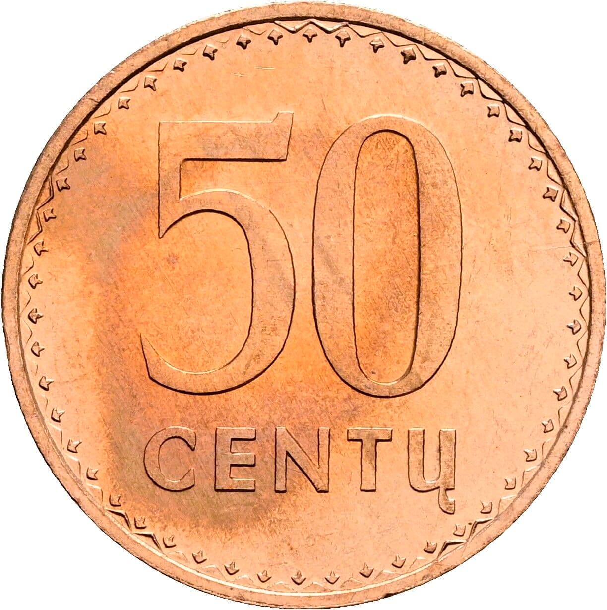 50 Centu 1991 – Vorderseite