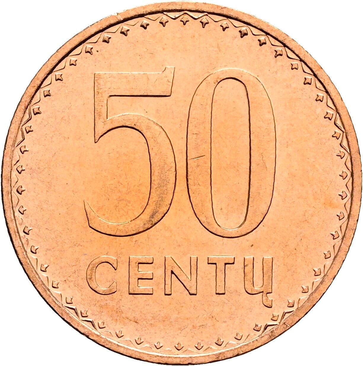 50 Centu 1991 – Vorderseite