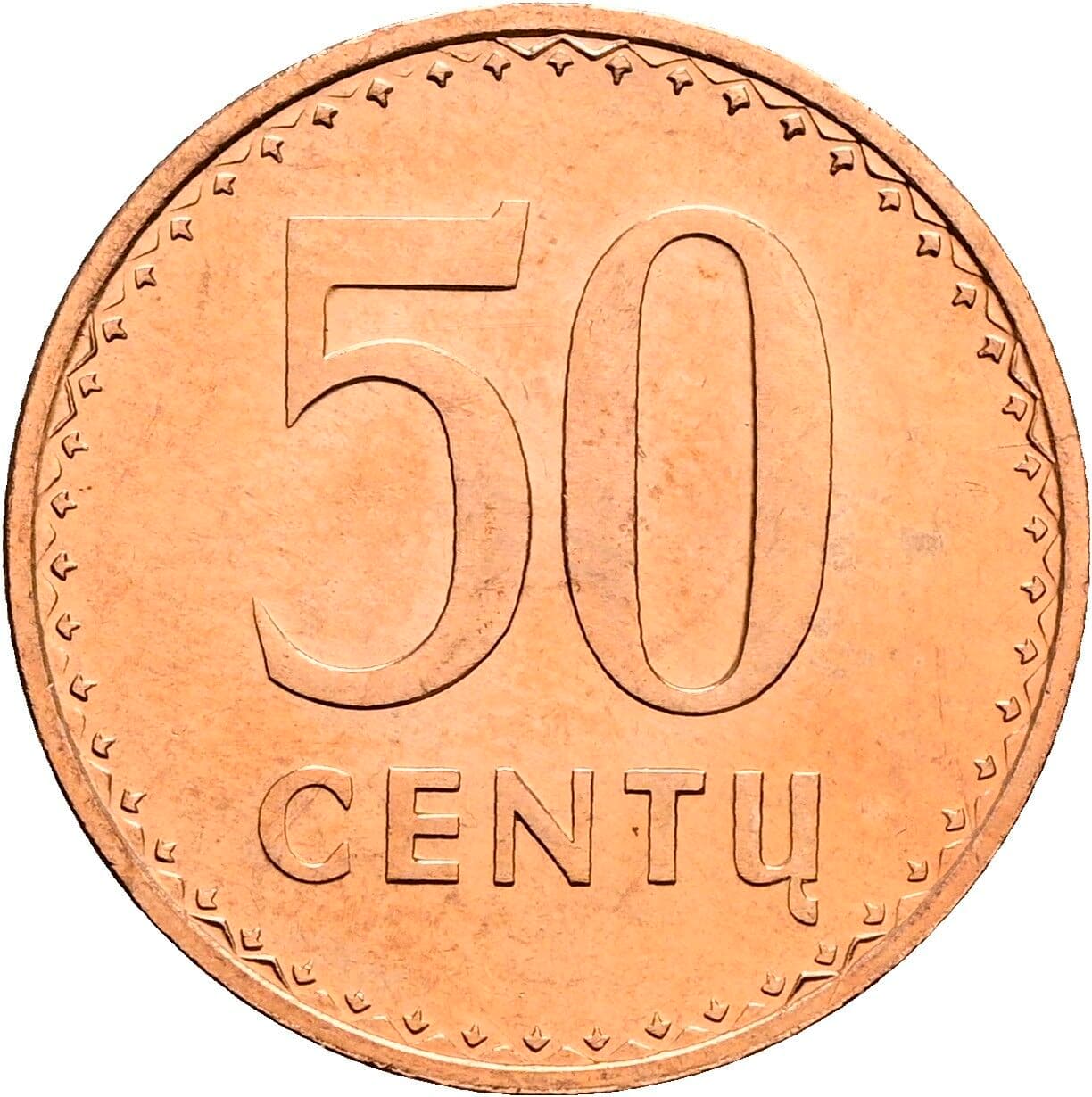 50 Centu 1991 – Vorderseite