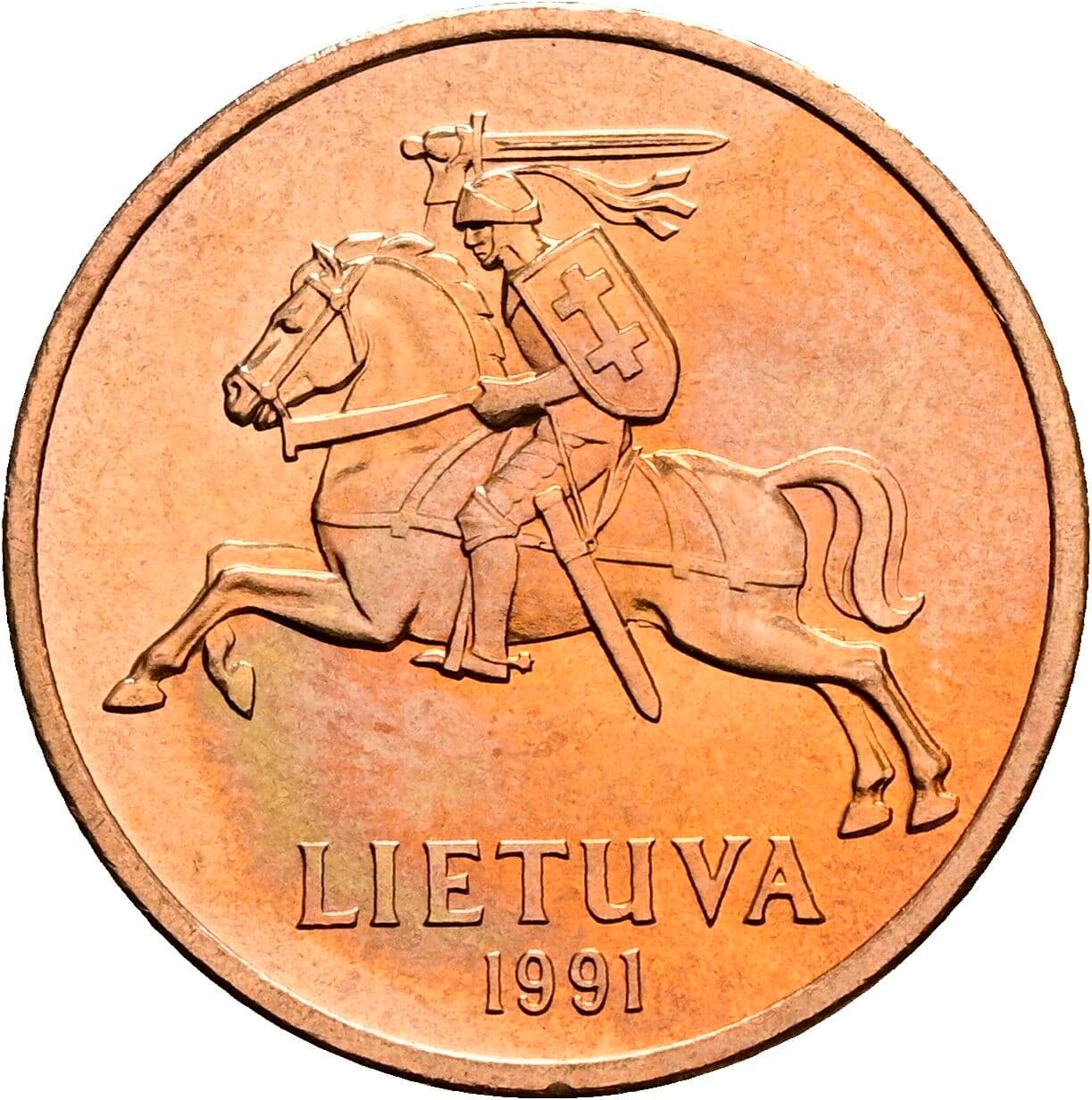 50 Centu 1991 – Rückseite