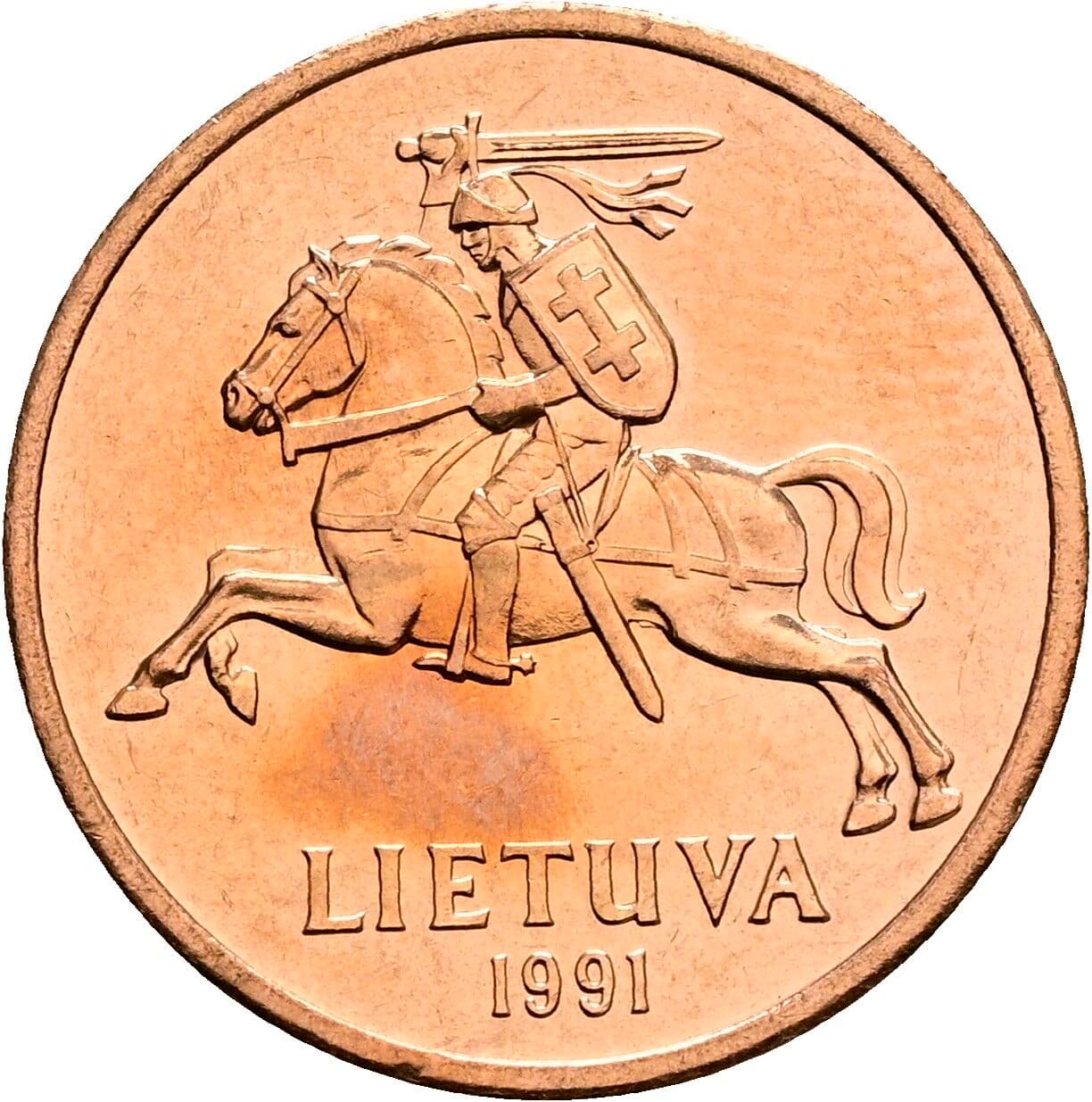 50 Centu 1991 – Rückseite
