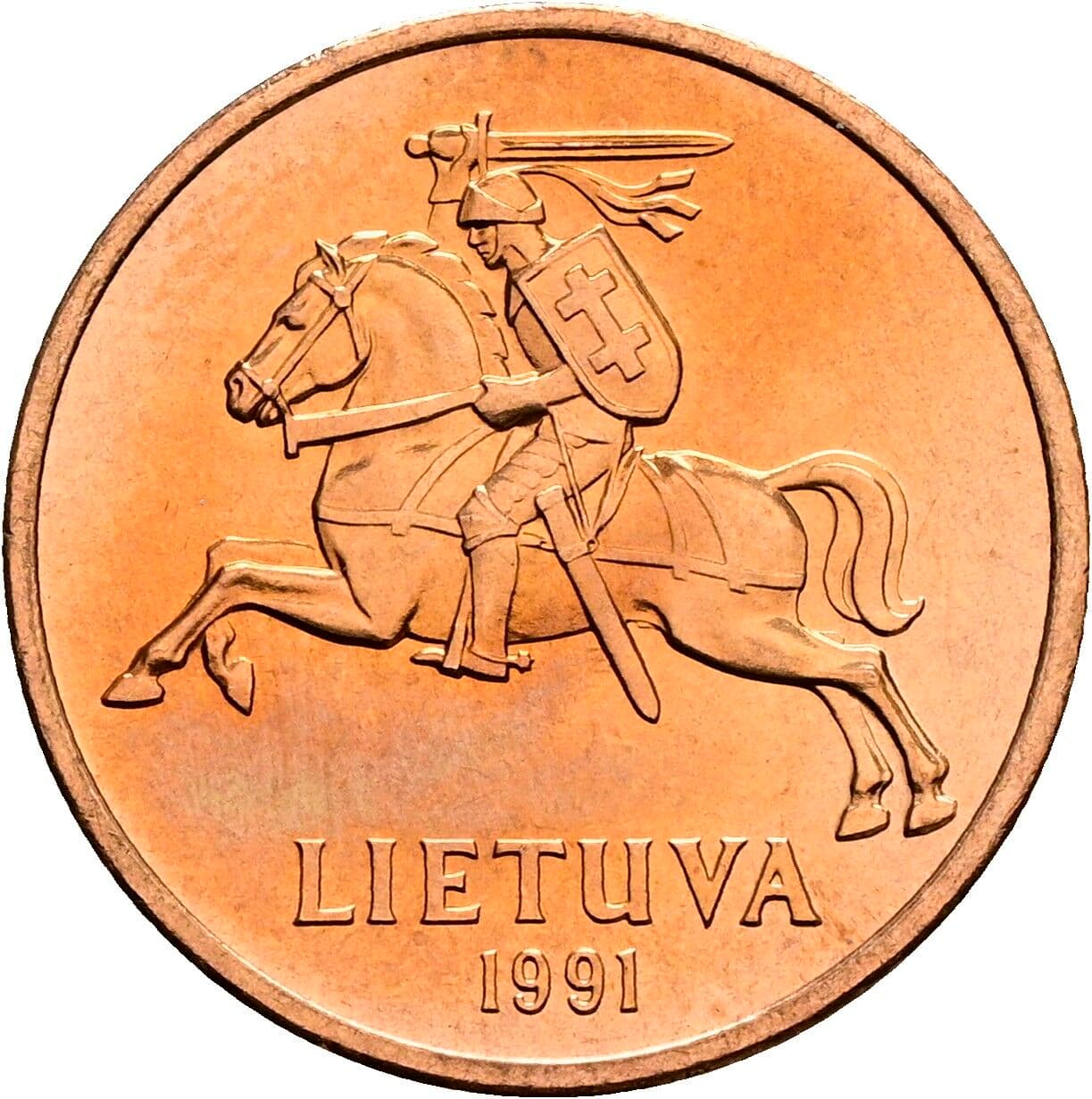 50 Centu 1991 – Rückseite