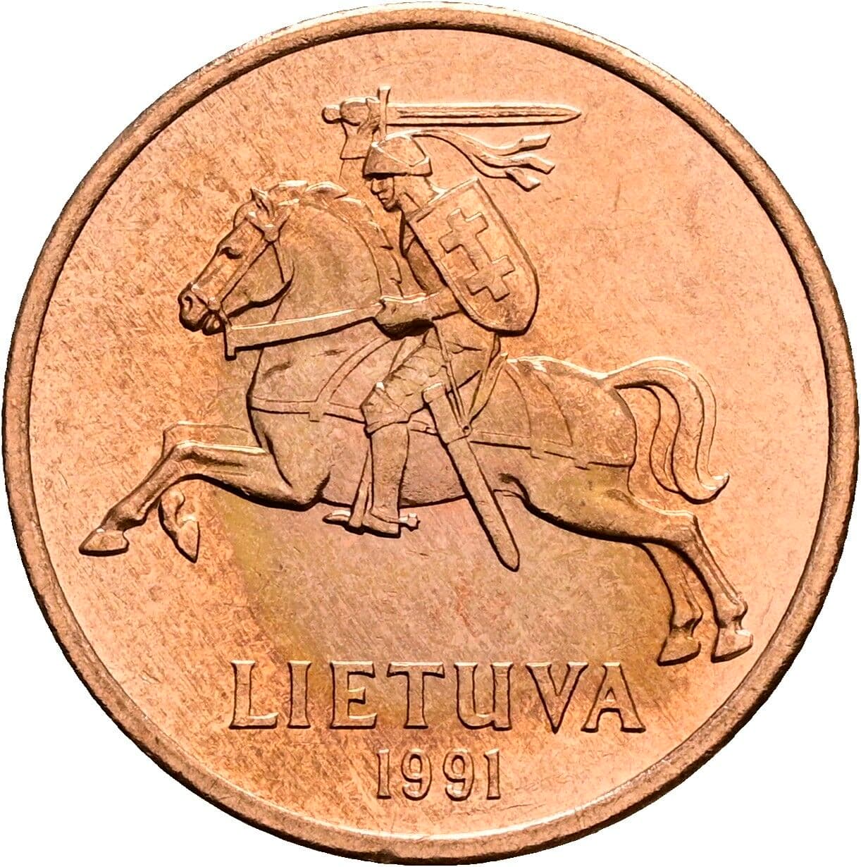 50 Centu 1991 – Rückseite