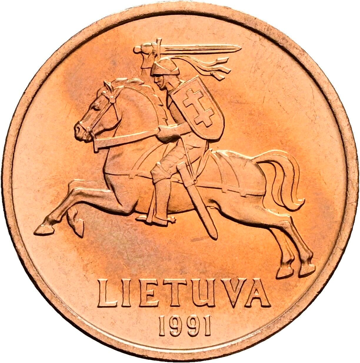 50 Centu 1991 – Rückseite