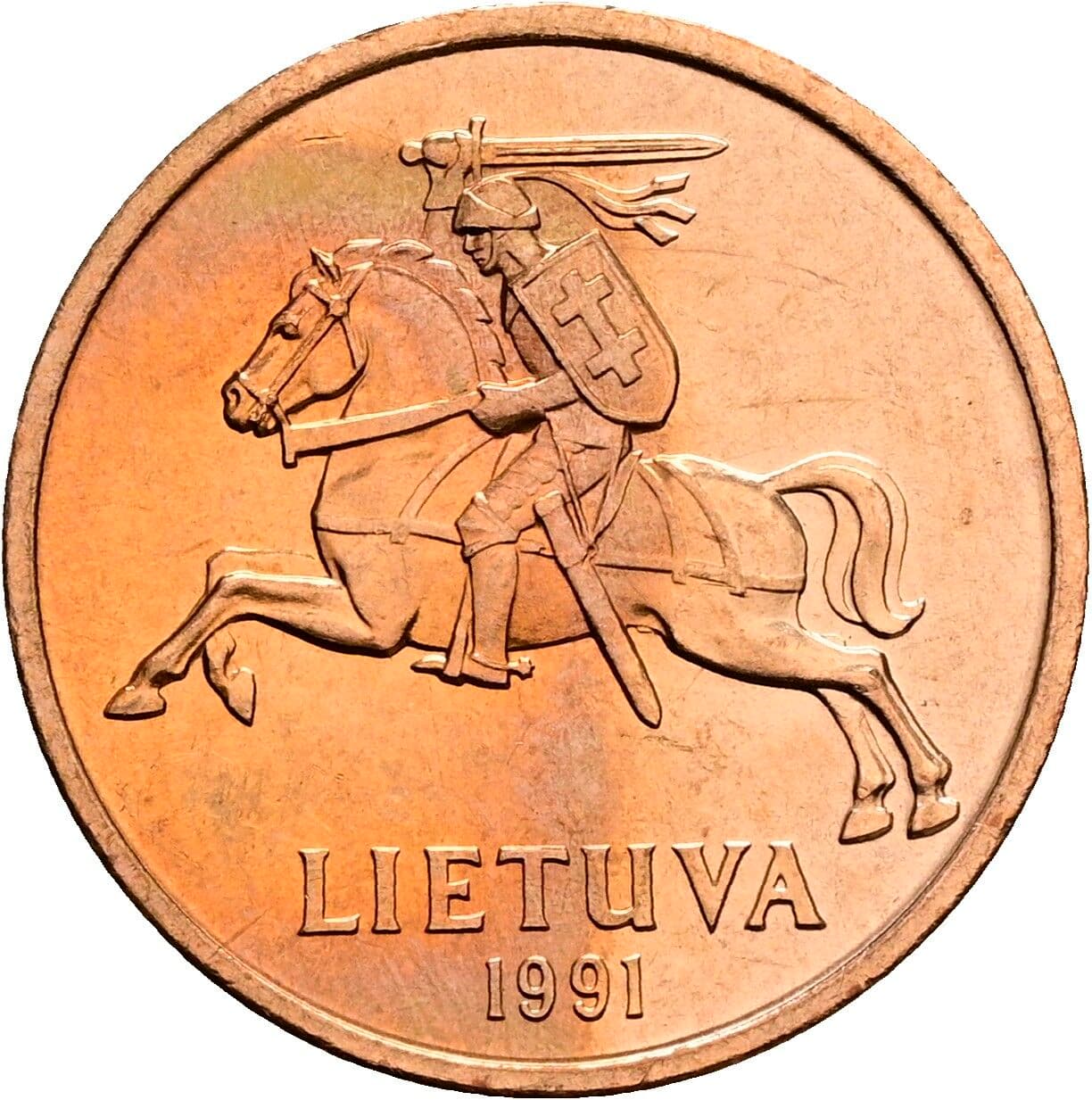 50 Centu 1991 – Rückseite