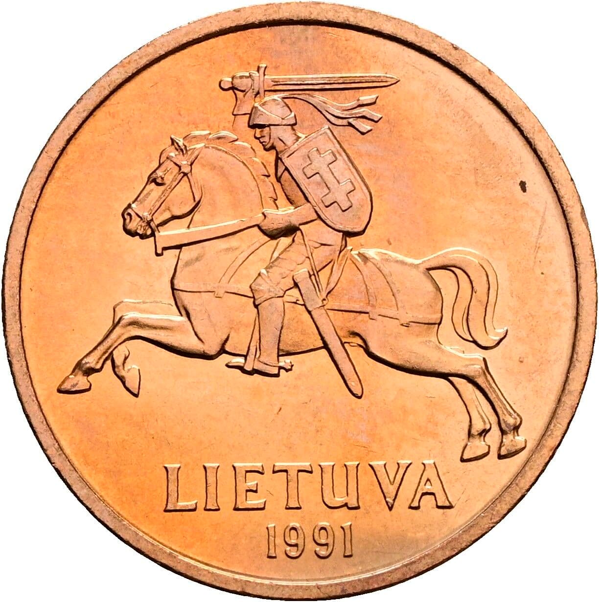 50 Centu 1991 – Rückseite