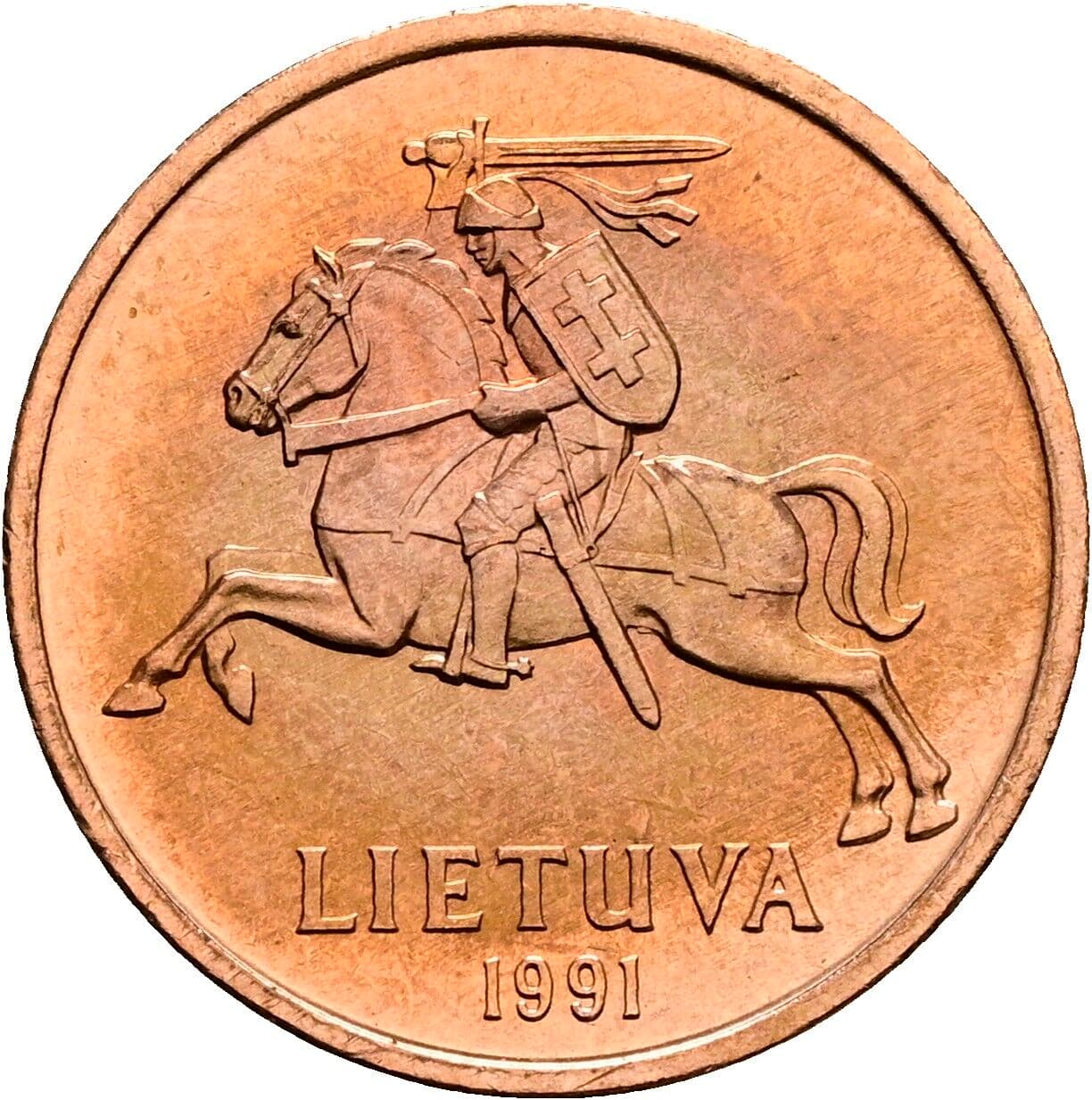 50 Centu 1991 – Rückseite