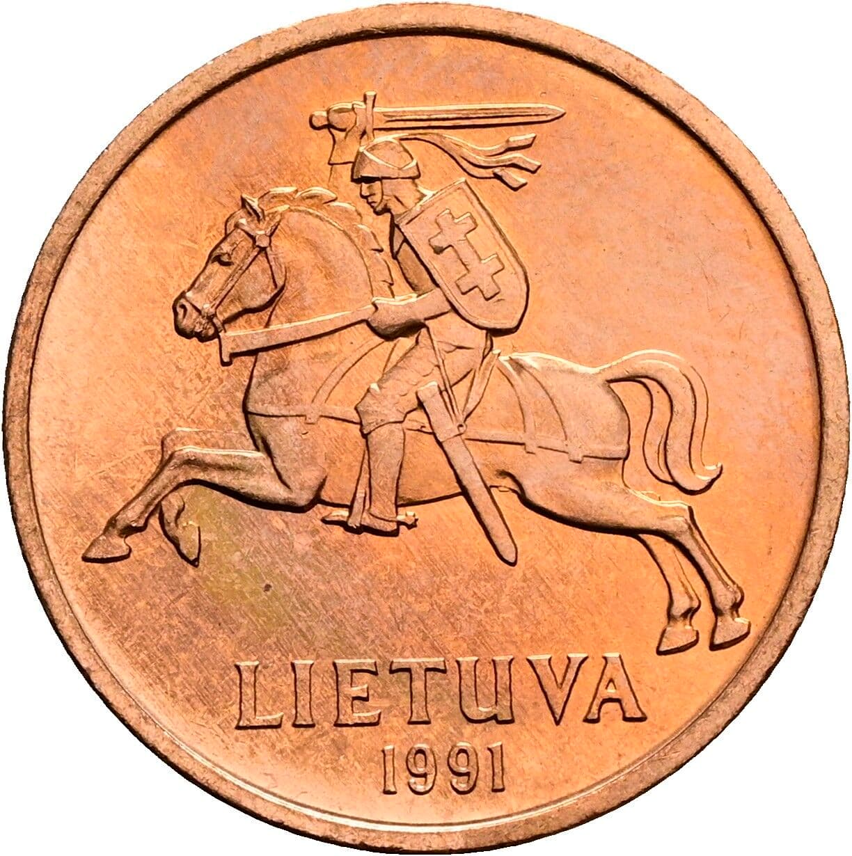 50 Centu 1991 – Rückseite