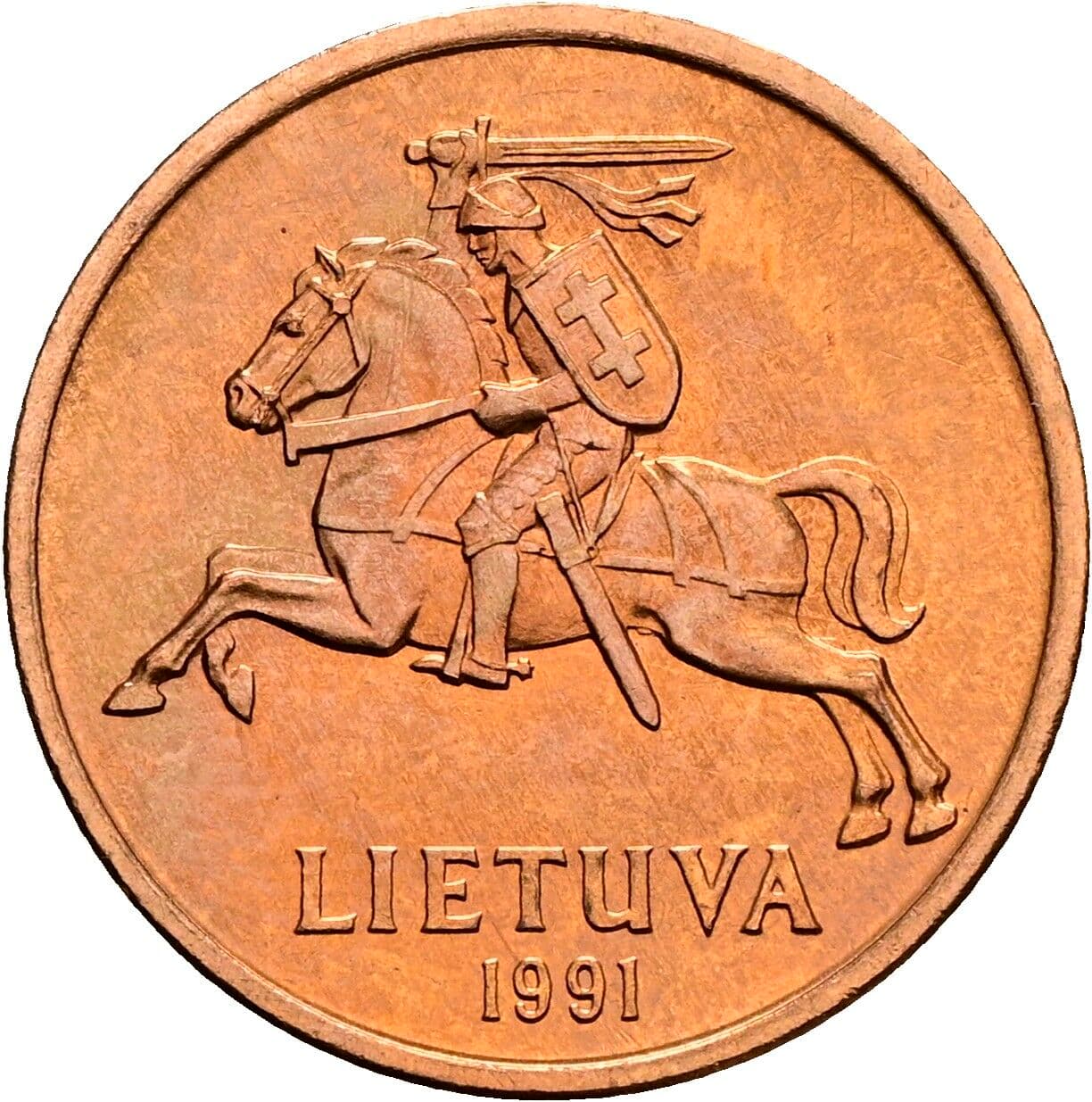 50 Centu 1991 – Rückseite