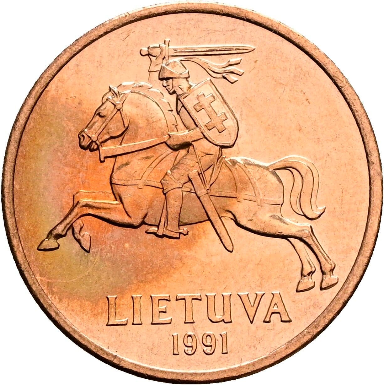 50 Centu 1991 – Rückseite