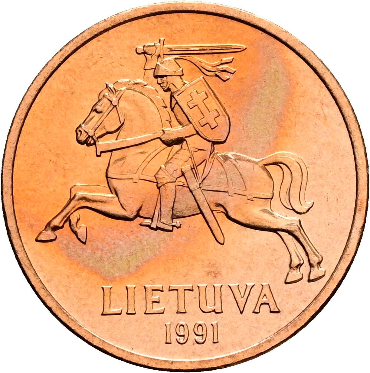 50 Centu 1991 – Rückseite