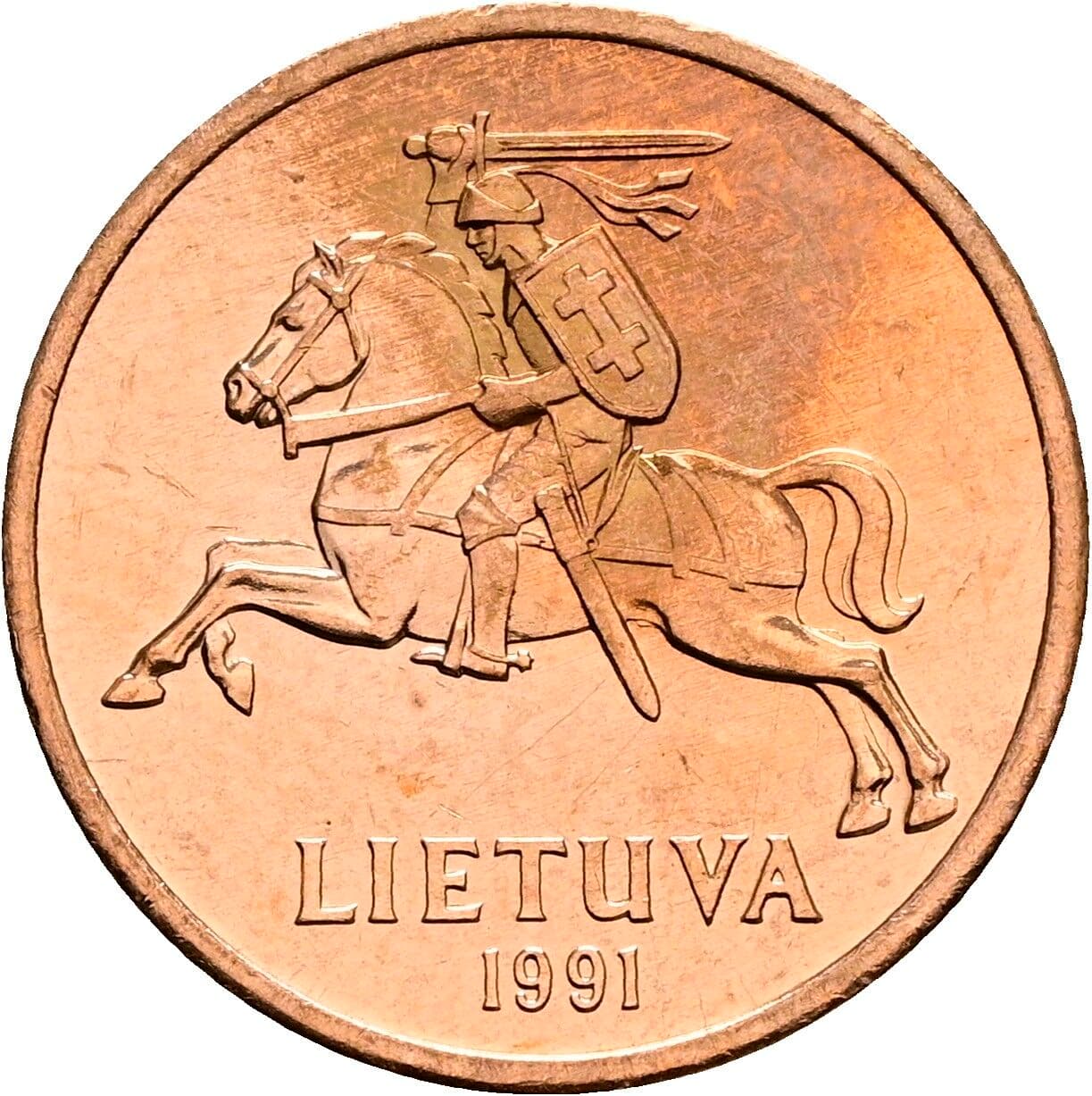 50 Centu 1991 – Rückseite