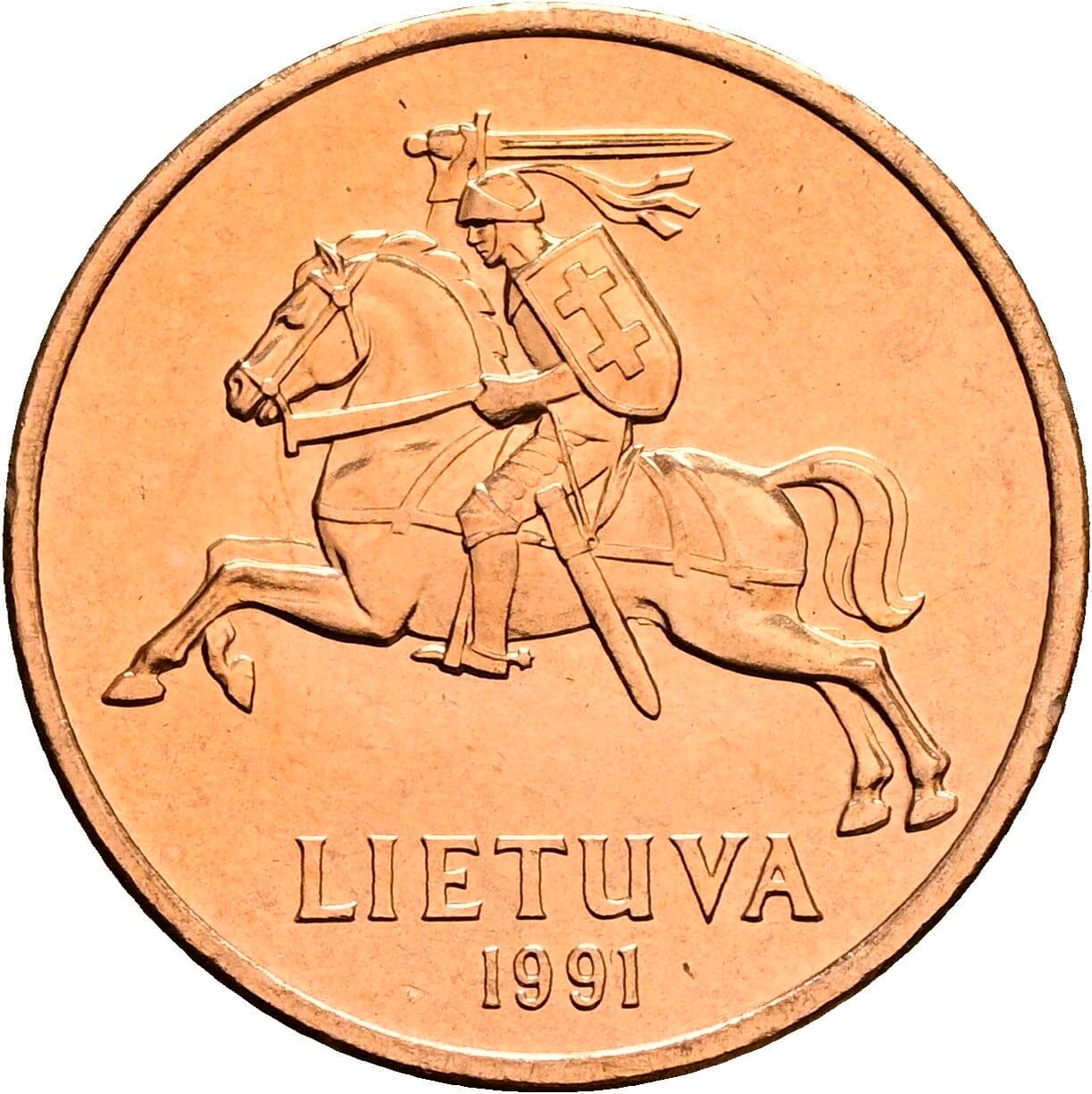 50 Centu 1991 – Rückseite