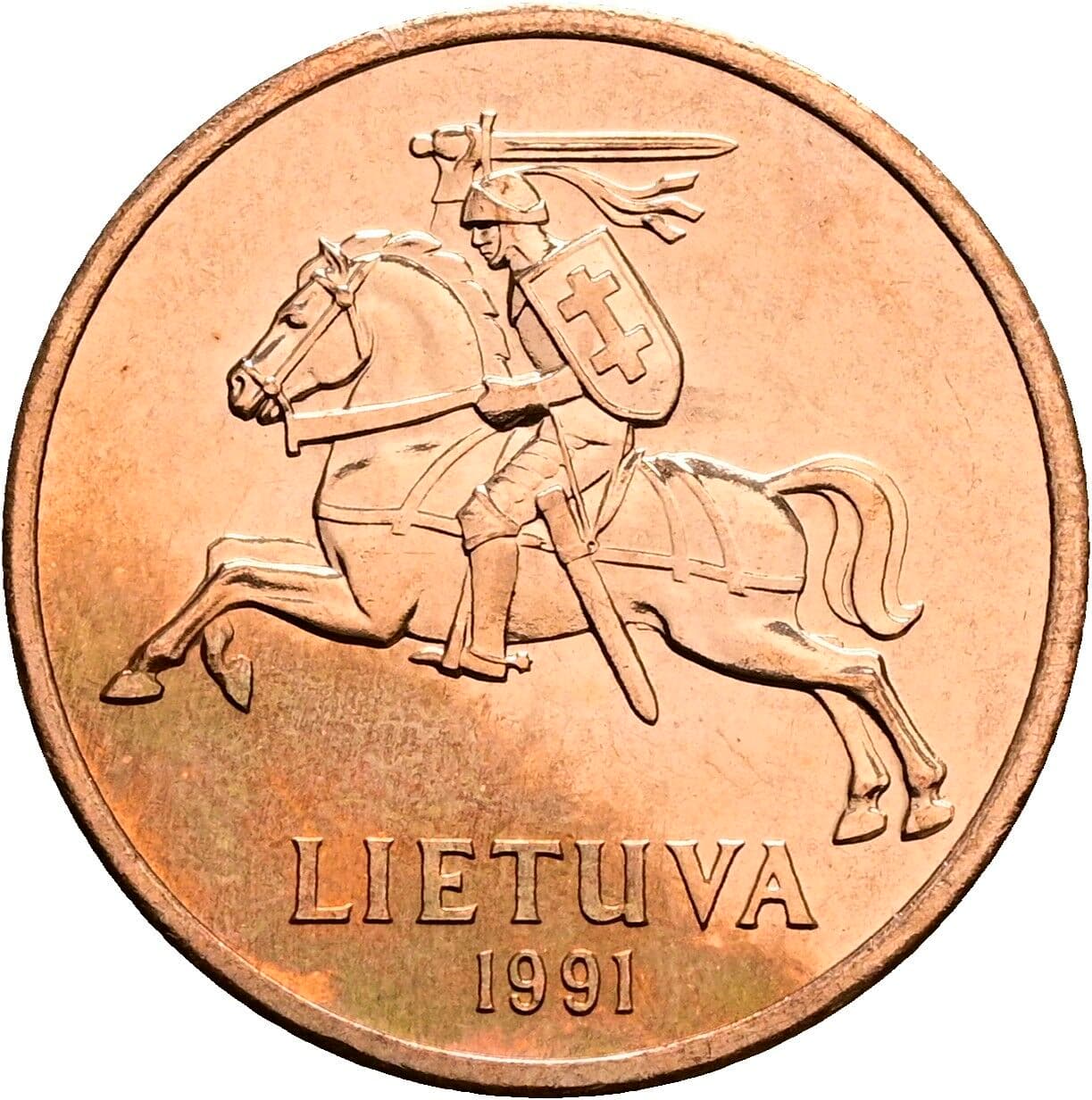 50 Centu 1991 – Rückseite