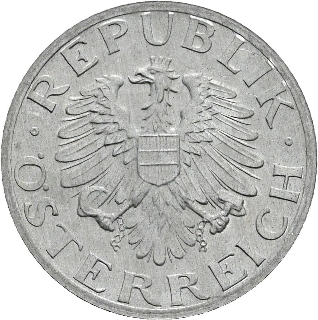 5 Groschen 1993 – Rückseite