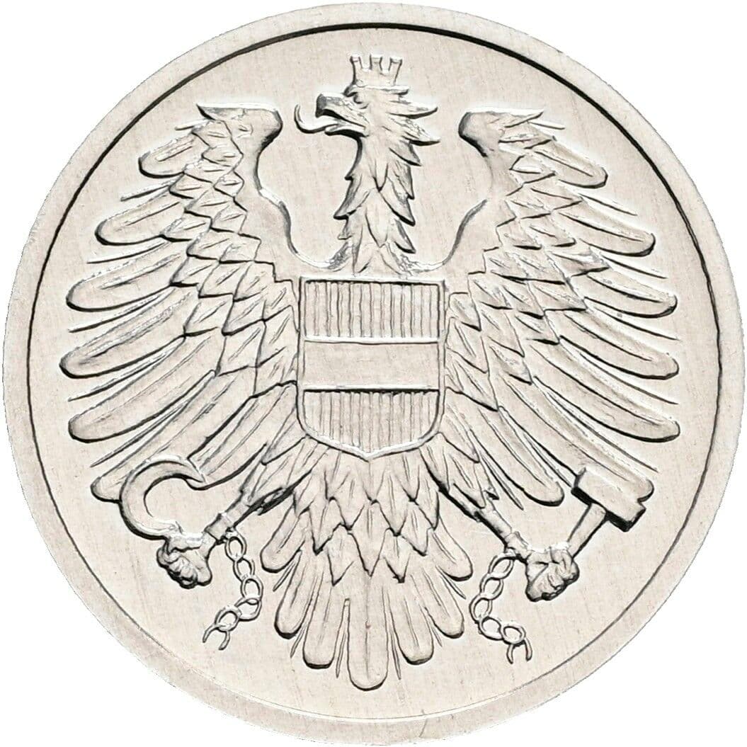 2 Groschen 1993 – Rückseite