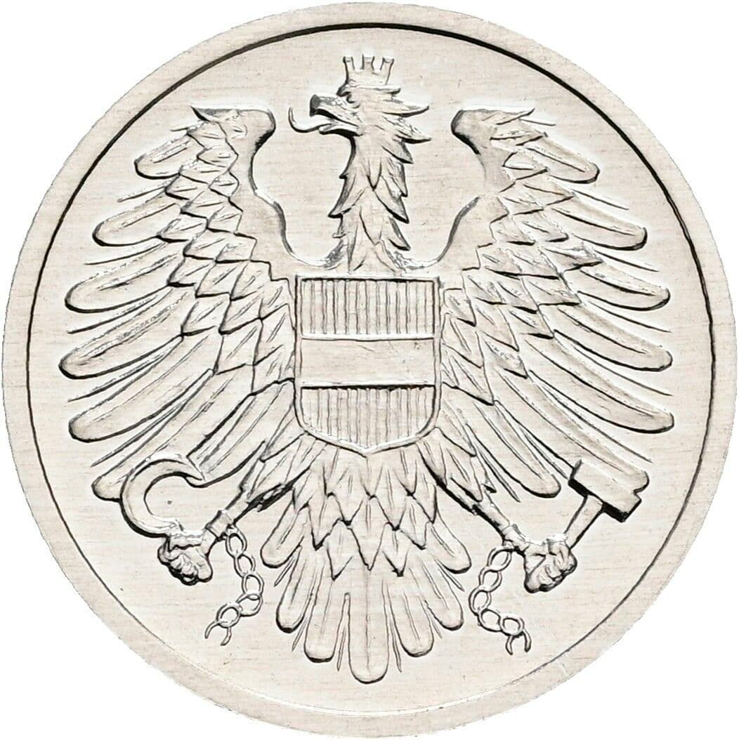 2 Groschen 1993 – Rückseite