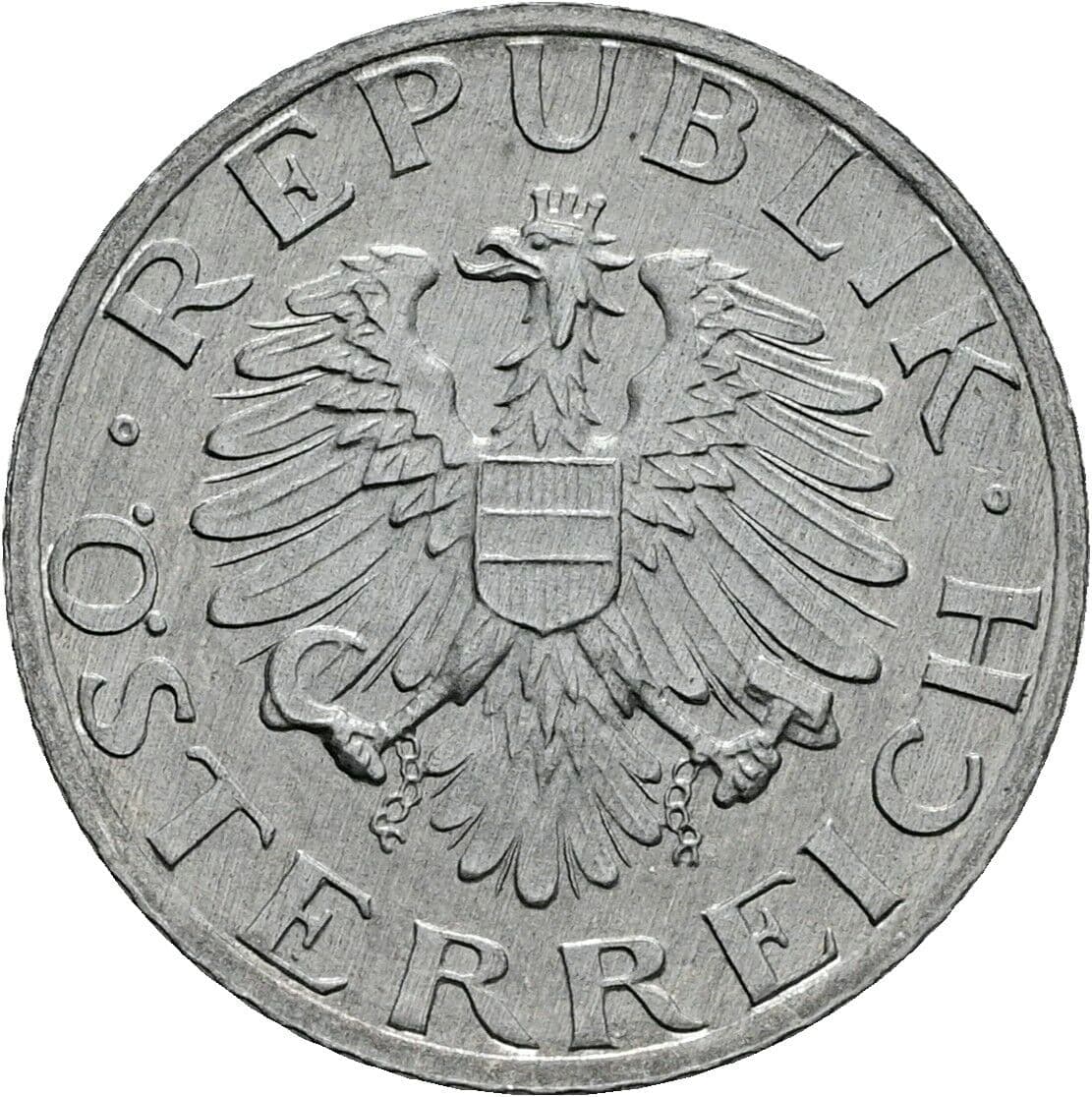 5 Groschen 1993 – Rückseite
