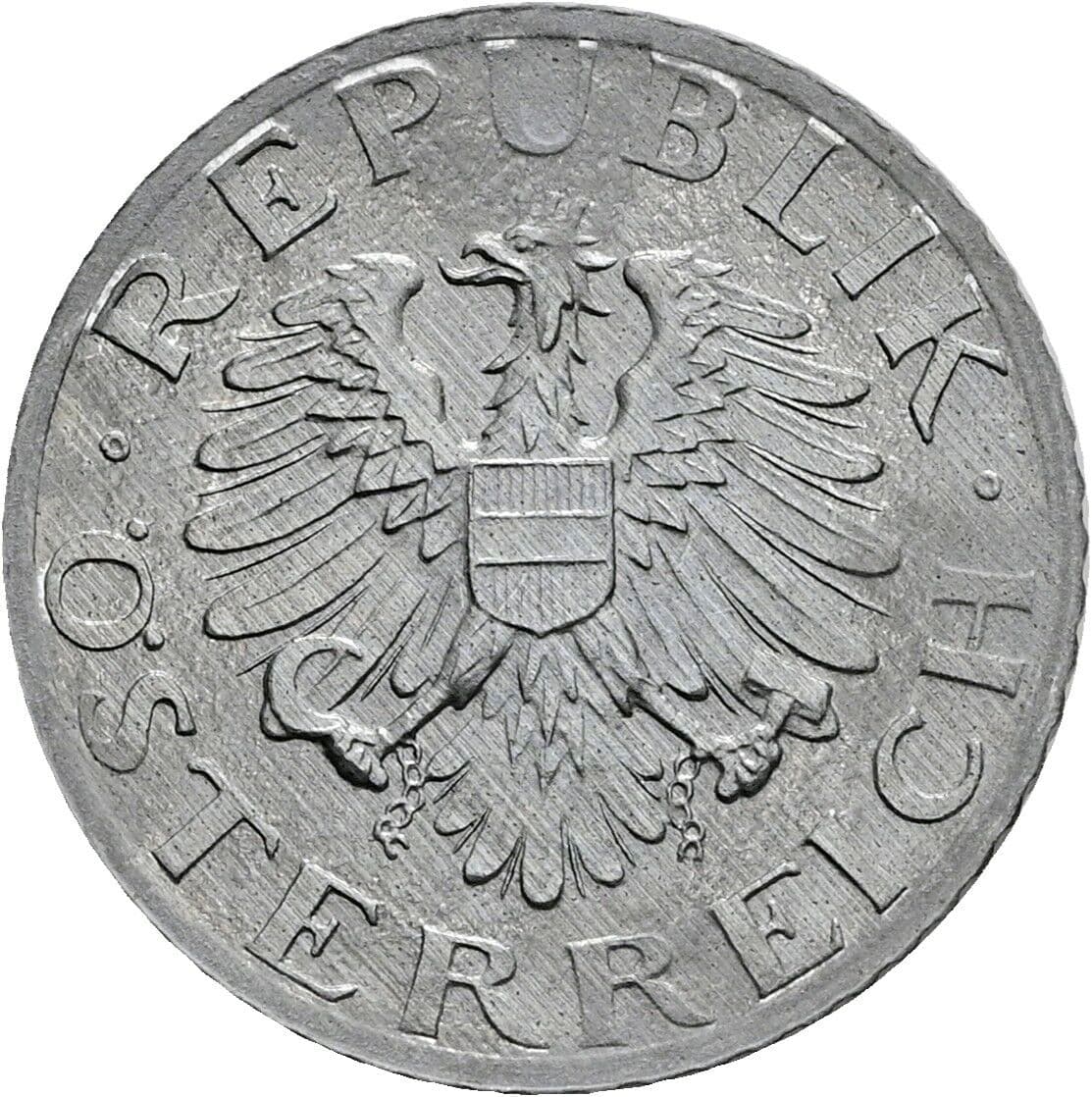 5 Groschen 1993 – Rückseite