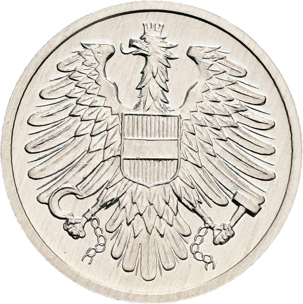 2 Groschen 1993 – Rückseite