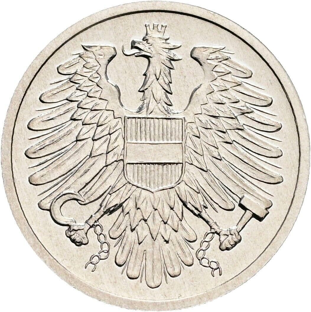2 Groschen 1993 – Rückseite