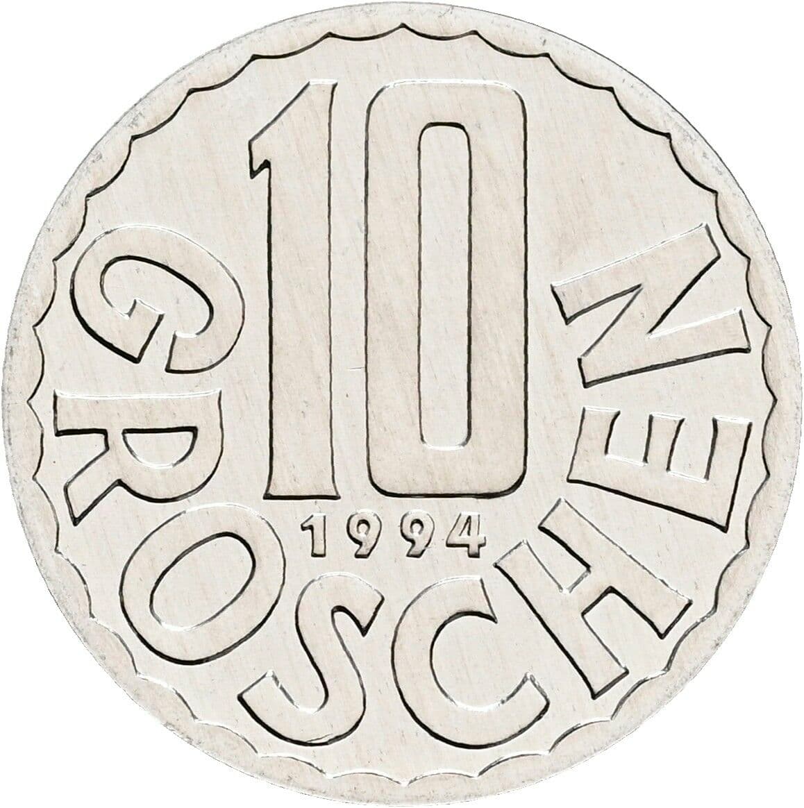 10 Groschen 1994 – Vorderseite