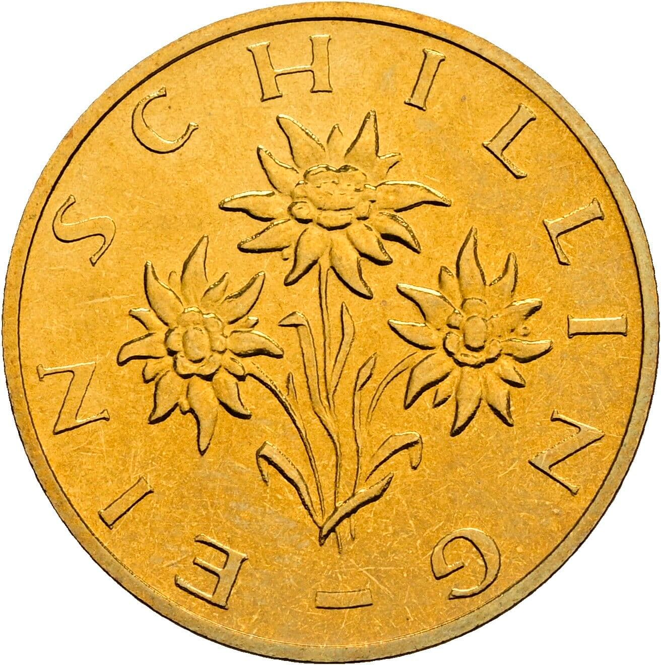 1 Schilling 1993 – Rückseite