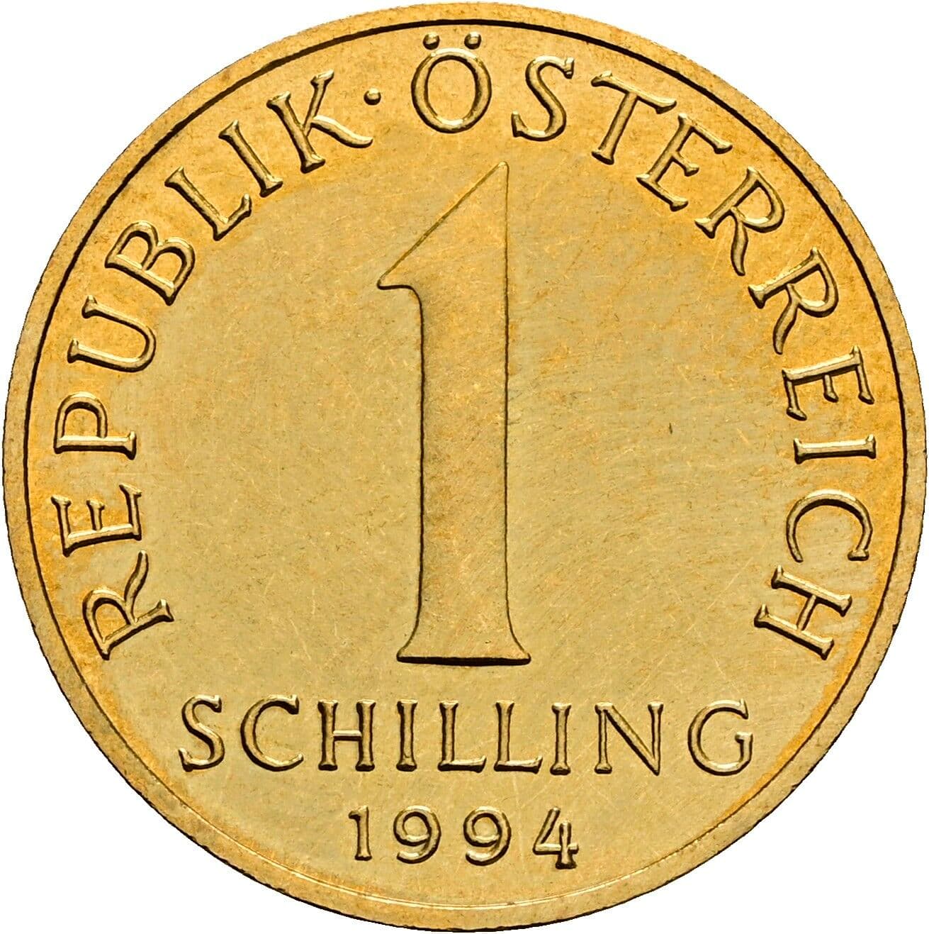1 Schilling 1994 – Vorderseite